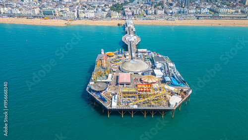 Fotografía Brighton palace pier in England during a sunny day