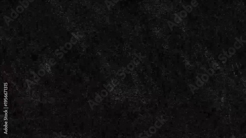 Dark grainy texture with subtle static noise and atmospheric black gradients. Ideal for cinematic overlays horror backgrounds or vintage film effects in video production.