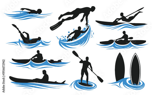 Dynamic sequence of a diver performing various aerial maneuvers over water