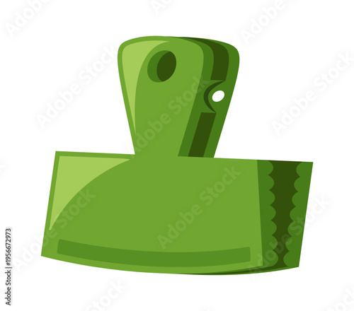 Putty Knife Serrated Edge Shading