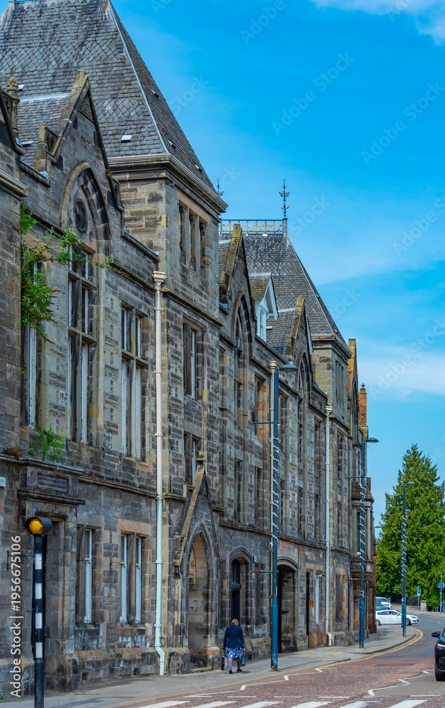 Fototapeta premium Historical houses at Perth, Scotland