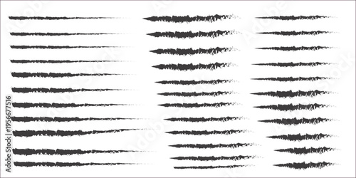 Collection of various audio waveform patterns