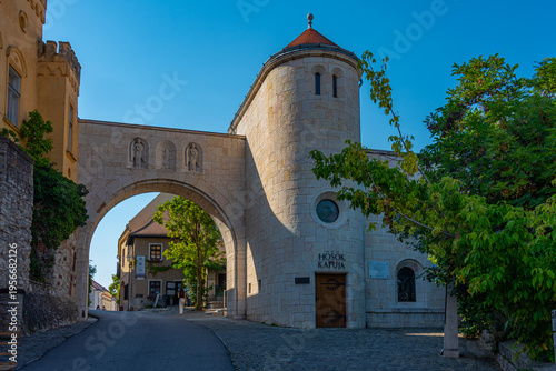 Obraz na plátne Hero's Gate at Veszprem in Hungary