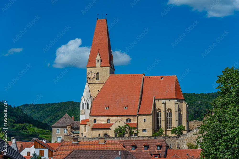 Fototapeta premium Parish Church of the Assumption of Mary at Weissenkirchen in Aus