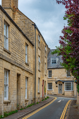 Historical houses of the Cotswolds region at Painswick, England