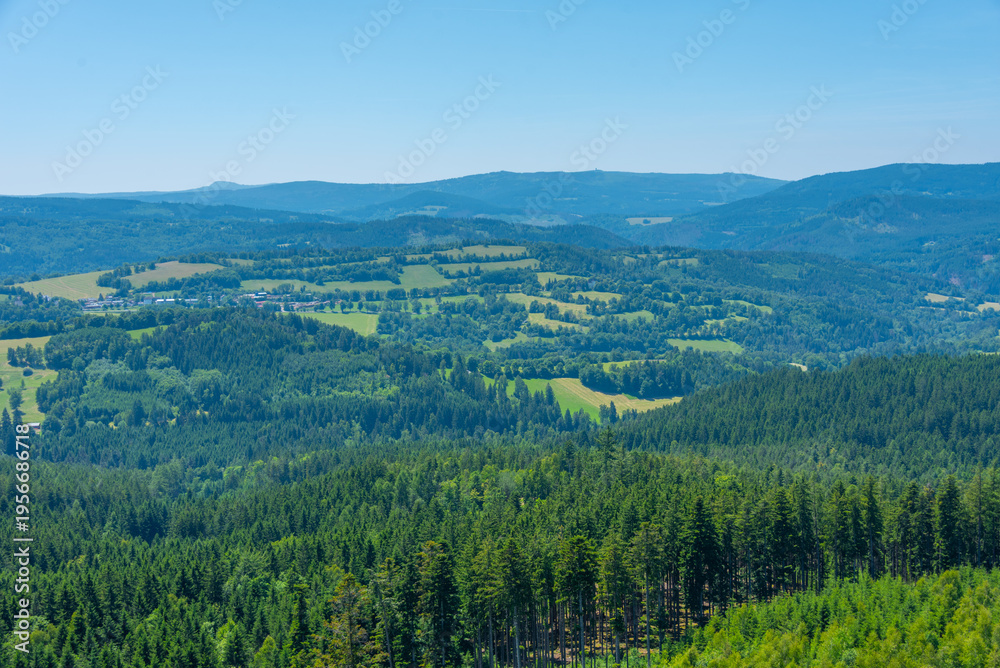Fototapeta premium Natural landscape of Kasperk mountains in Czech republic