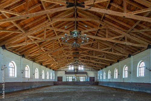 Training ground at the State Stud-Farm Estate of Mezohegyes, Hun