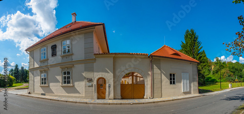 Antonin Dvorak birth house at Nelahozeves in Czech republic
