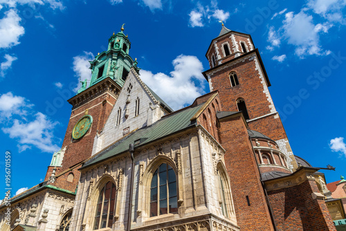 Wawel cathedral and Royal Wawel castle in Krakow