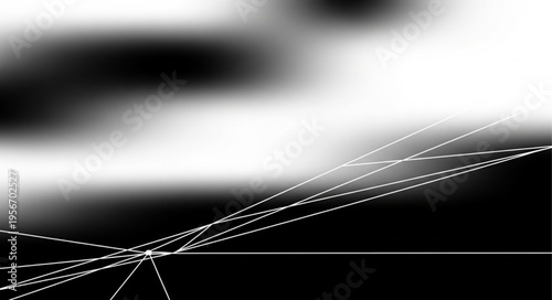 White lines on black background.