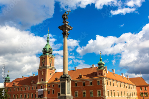 Royal Castle and Sigismund column in Warsaw
