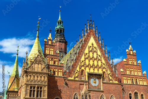 Wroclaw old town hall in a sunny day, Wroclaw