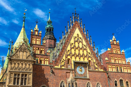 Wroclaw old town hall in a sunny day, Wroclaw