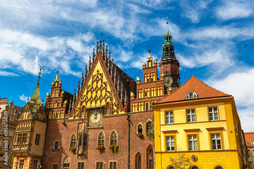 Wroclaw old town hall in a sunny day, Wroclaw