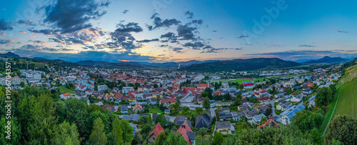 Sunrise view of St. Veit an der Glan in Austria