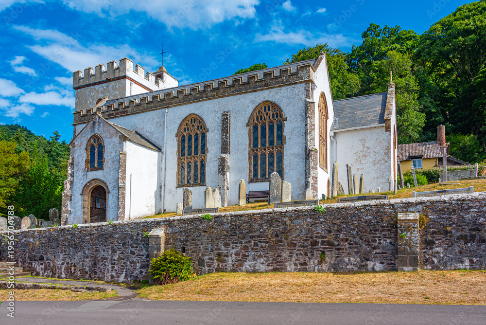 Obraz premium All Saints' Church in Selworthy, England