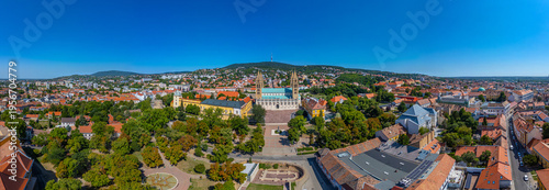Obraz na plátne View of the basilica of Pecs in Hungary