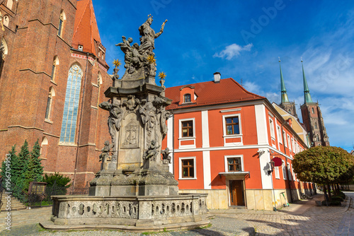 Cathedral of St. John in a sunny day, Wroclaw