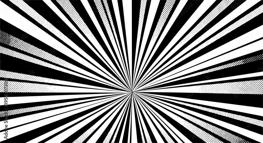 Obraz premium Sun ray vector background.