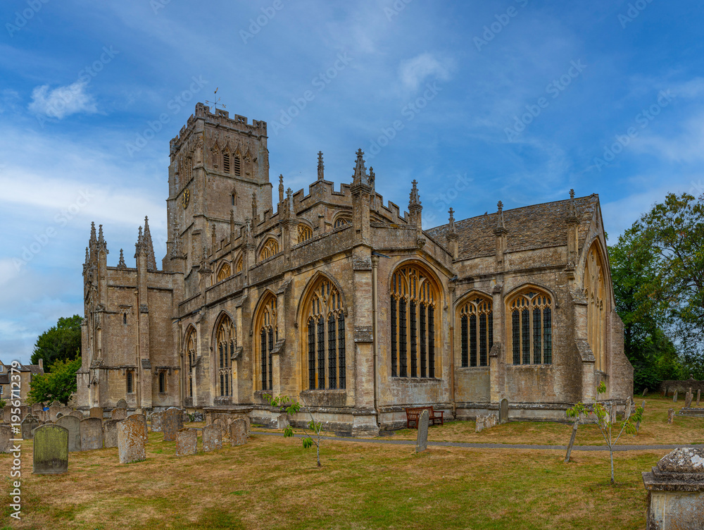 Fototapeta premium Church of St Peter and St Paul, in Northleach, England