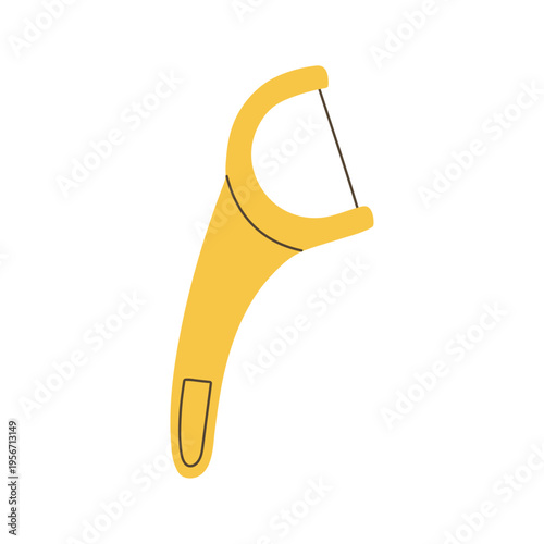 Vector flosser illustration