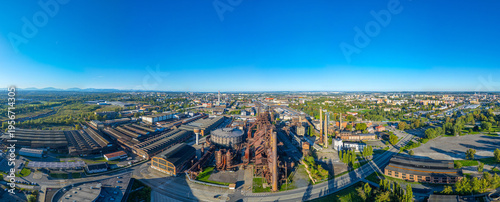 Obraz na plátně Dolni Vitkovice industrial area in Ostrava, Czech republic