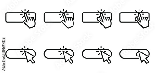 Computer mouse actions and cursor interactions