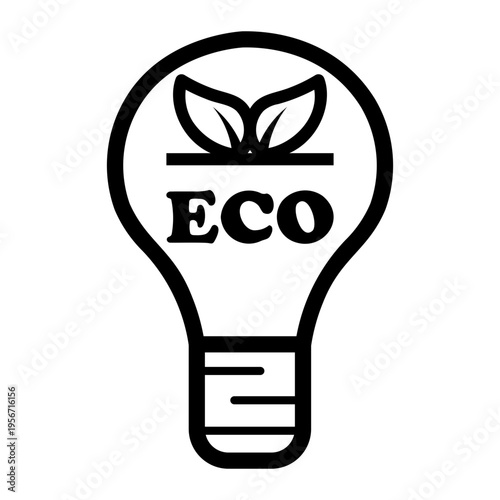 eco light Line Icon