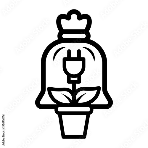 garbage bag Line Icon