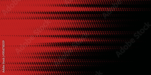 Halftone dots red and blue color pattern gradient grunge texture background. Dot pop art comic sport style vector illustration. modern background