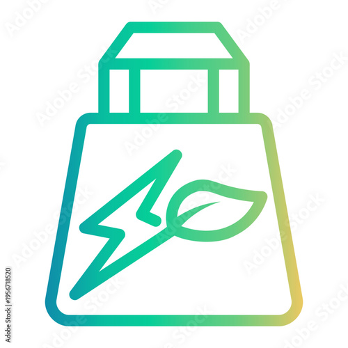 bag Line Gradient Icon