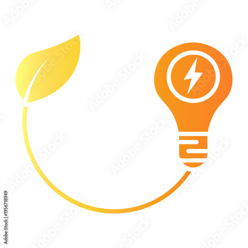 eco light Gradient icon