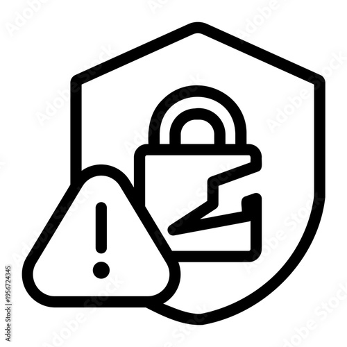 cyber security Line Icon