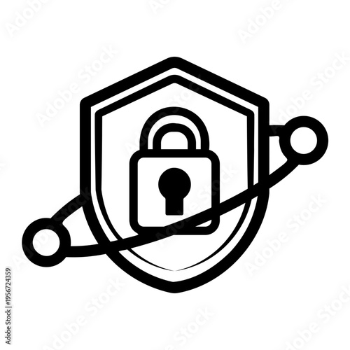 cyber security Line Icon