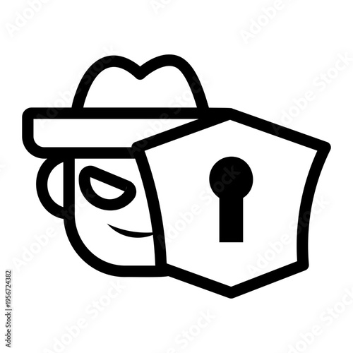 spy Line Icon