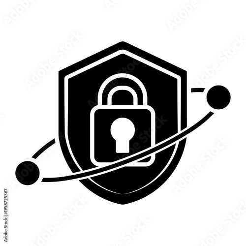 cyber security Solid icon