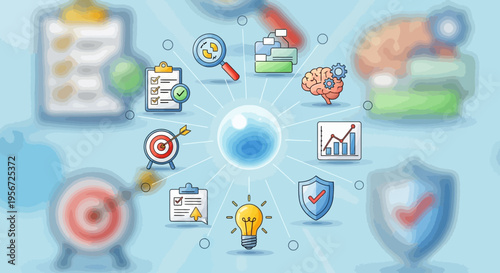 business strategy and planning concept