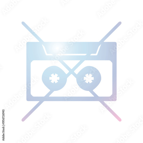 Cassette icon design template