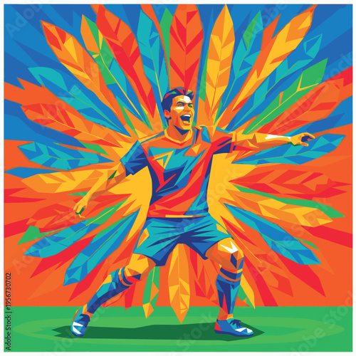 balompié, balón, bailes, deporte, actores, juego, silueta, vector, gol, ilustración, patada, certamen, césped, chico, campa, diversión, equipo, gente, designio, atleta, futbolista, verde, cerilla, acc