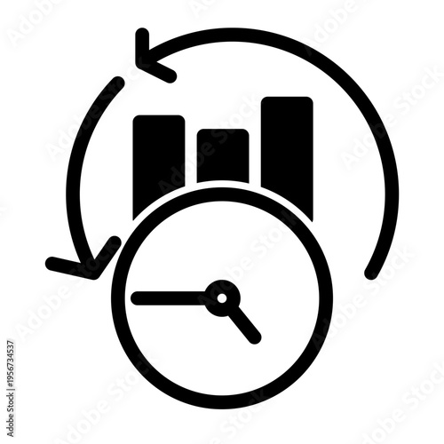 Instant Sync Data Tracking icon from the Digital Business icon collection (Mixed Style)