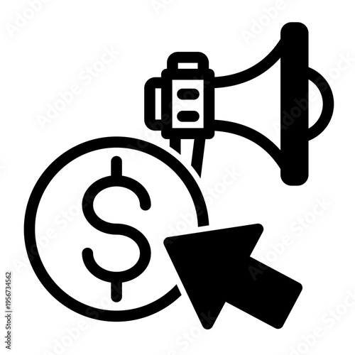 Digital Advertising Campaign Promotion icon from the Digital Business icon collection (Mixed Style)