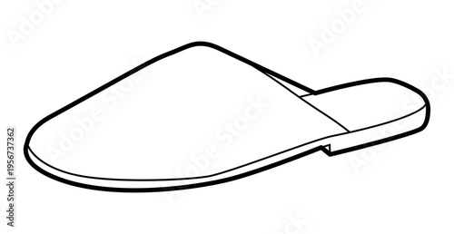 Bilde på lerret Slide slipper shoe women single line