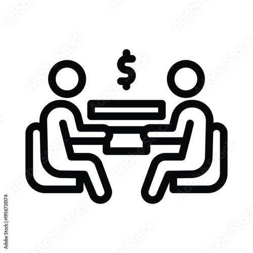  corruption line icon illustration vector graphic.eps