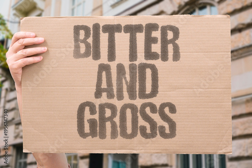 Εκτύπωση καμβά "Bitter And Gross" Some people describe coffee as bitter, acidic, and unpleasant — a drink they cannot understand anyone enjoying