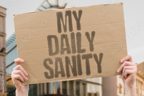 Foto "My Daily Sanity" A daily cup of coffee is more than just a beverage for many people — it is a ritual that keeps them mentally stable