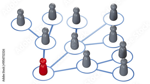 Billede på lærred Spread your influence and opinions to other people