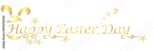 Text happy easter illustration background for easter day