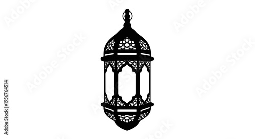Ornate Metal Lantern with Intricate Design 4.