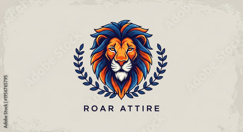Lion Face Logo Design.