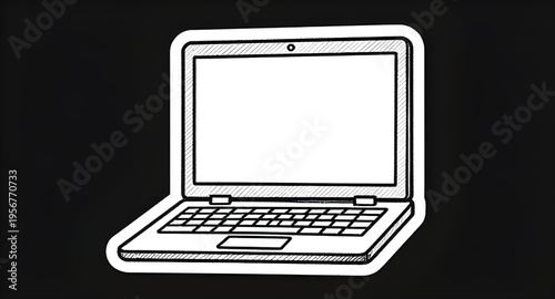 computer, notebook, laptop, device, technology, tech, digital, screen, display, keyboard, trackpad, portable, electronics, gadget, office, work, workspace, business, professional, remote, online, inte